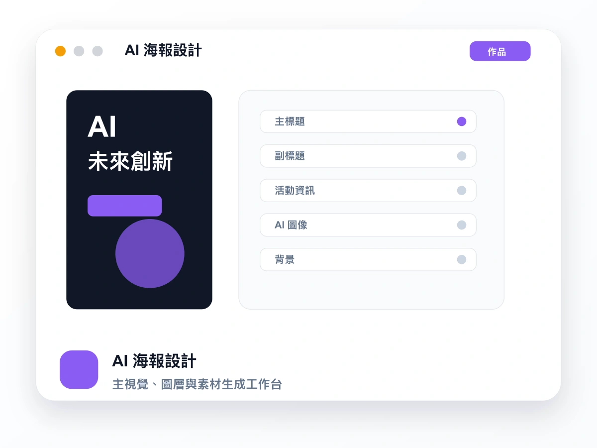 AI 海報設計